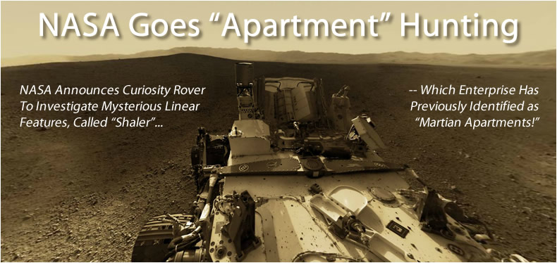 NASA Curiosity Mission - Apartments on Mars?